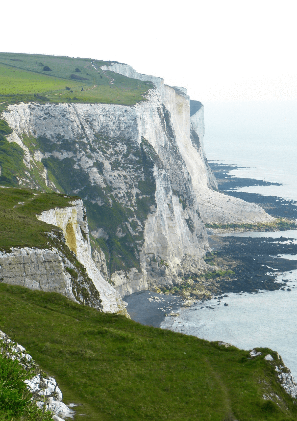 White Cliffs of Dover in Kent 